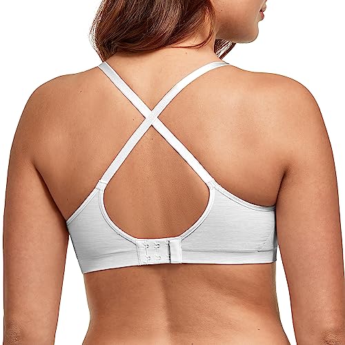 Women's Wireless T-shirt Bra, Moisture-wicking Convertible Smoothing Bra D5273