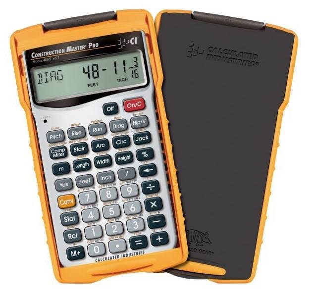 Construction Master Pro Calculator R9902