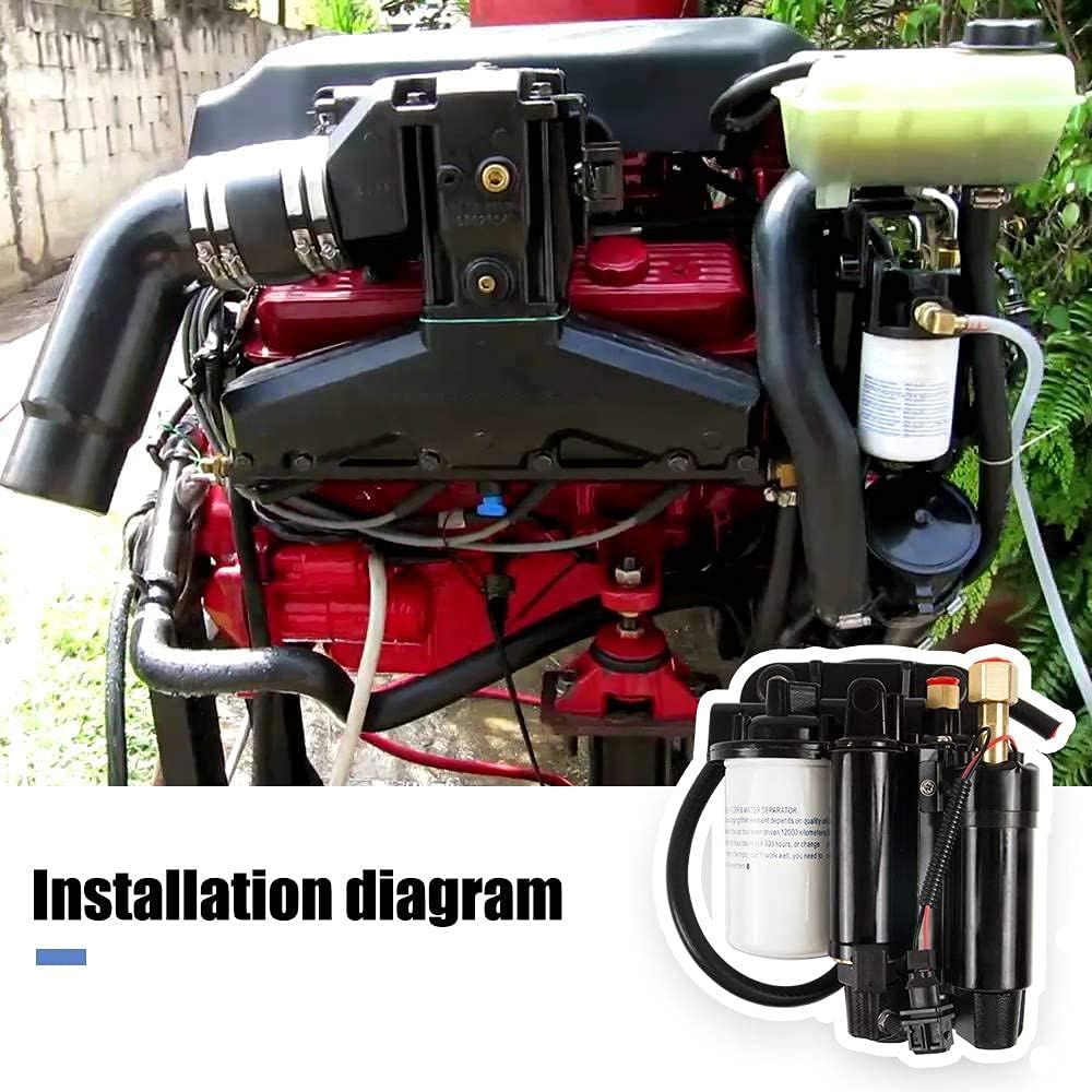 Electric Fuel Pump Assembly Compatible with Volvo Penta 4.3GXI 5.0GXI 5.7GI Replace 21608511 21545138 C739