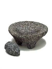 Black Stone Mortar & Pestle Molcajete D98707