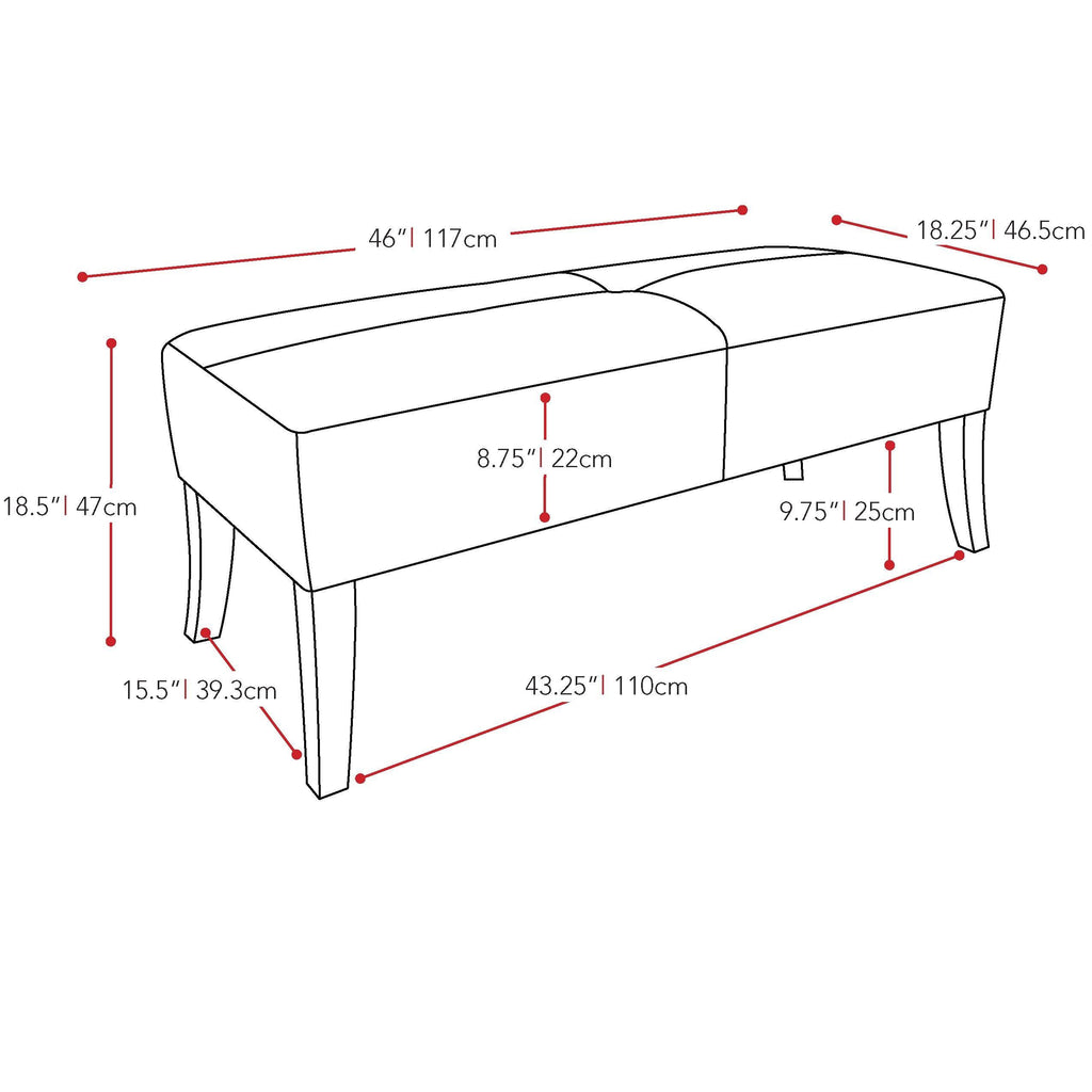 Blue Velvet Bench Q650679