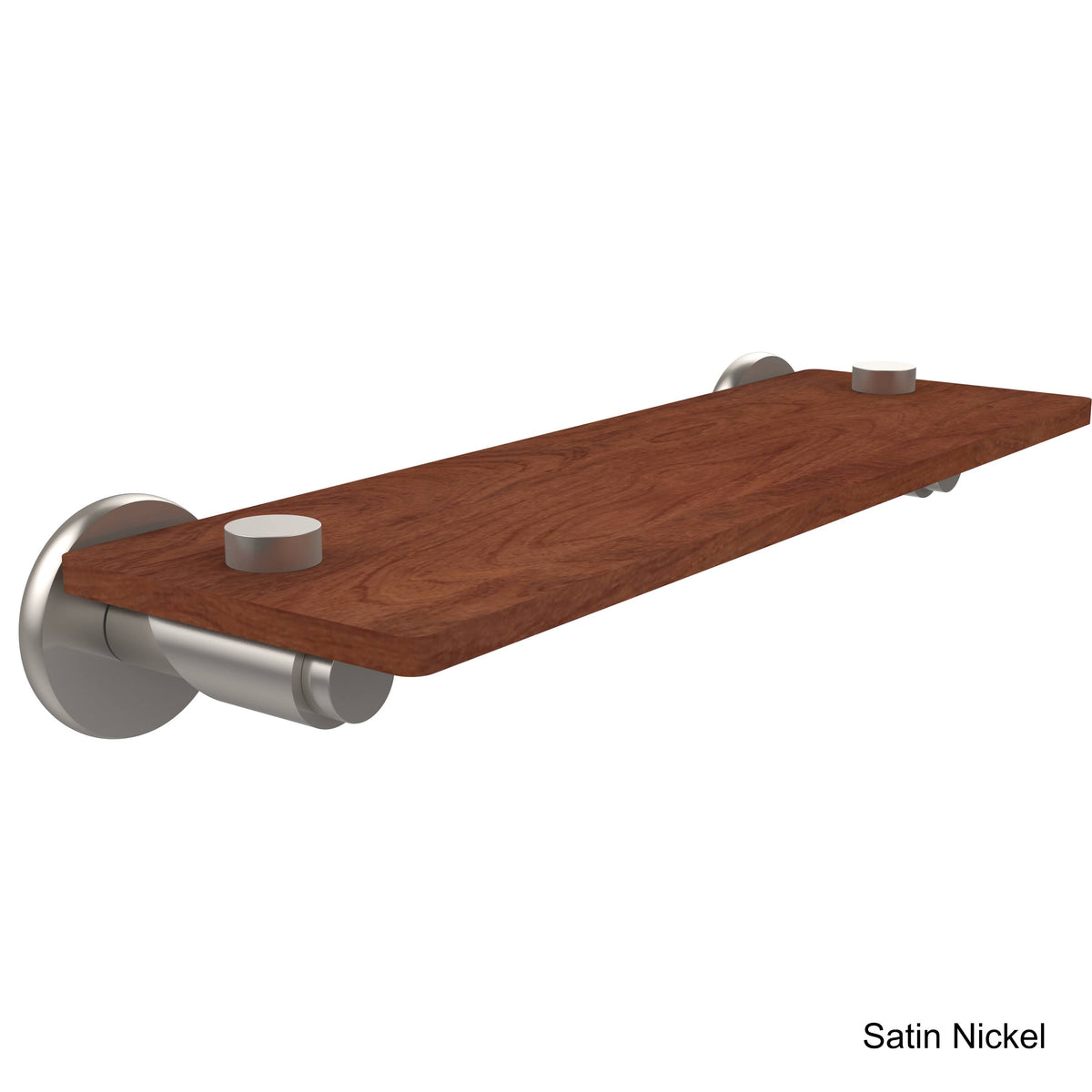 Matte Black Solid Ironwood Shelf L522