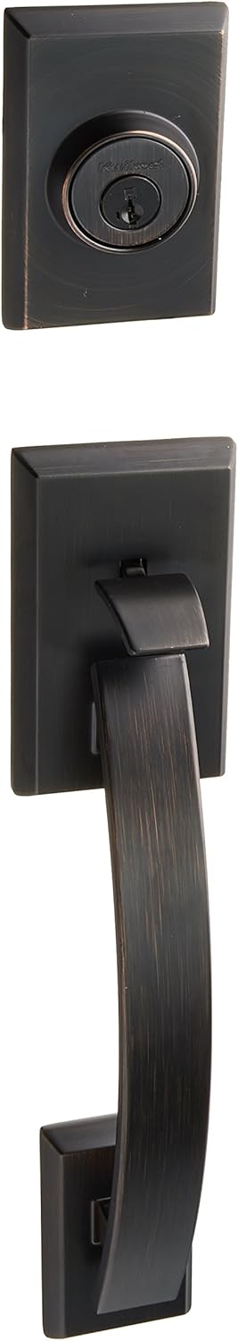 Tavaris Single Cylinder Exterior Handleset Venetian Bronze Finish B260903