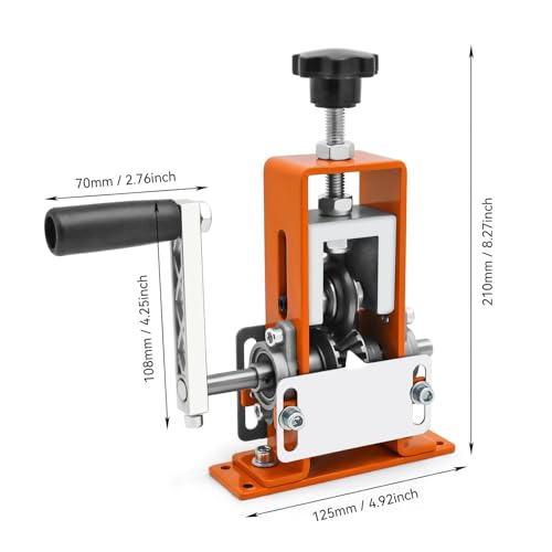 Manual Wire Stripping Machine, 0.06-1 inches, Hand Crank Wire Stripper Tool R19780