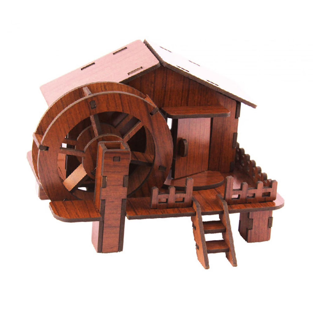 3D Wooden Puzzle House Construction Toy DIY Craft Learning Toy Z9321