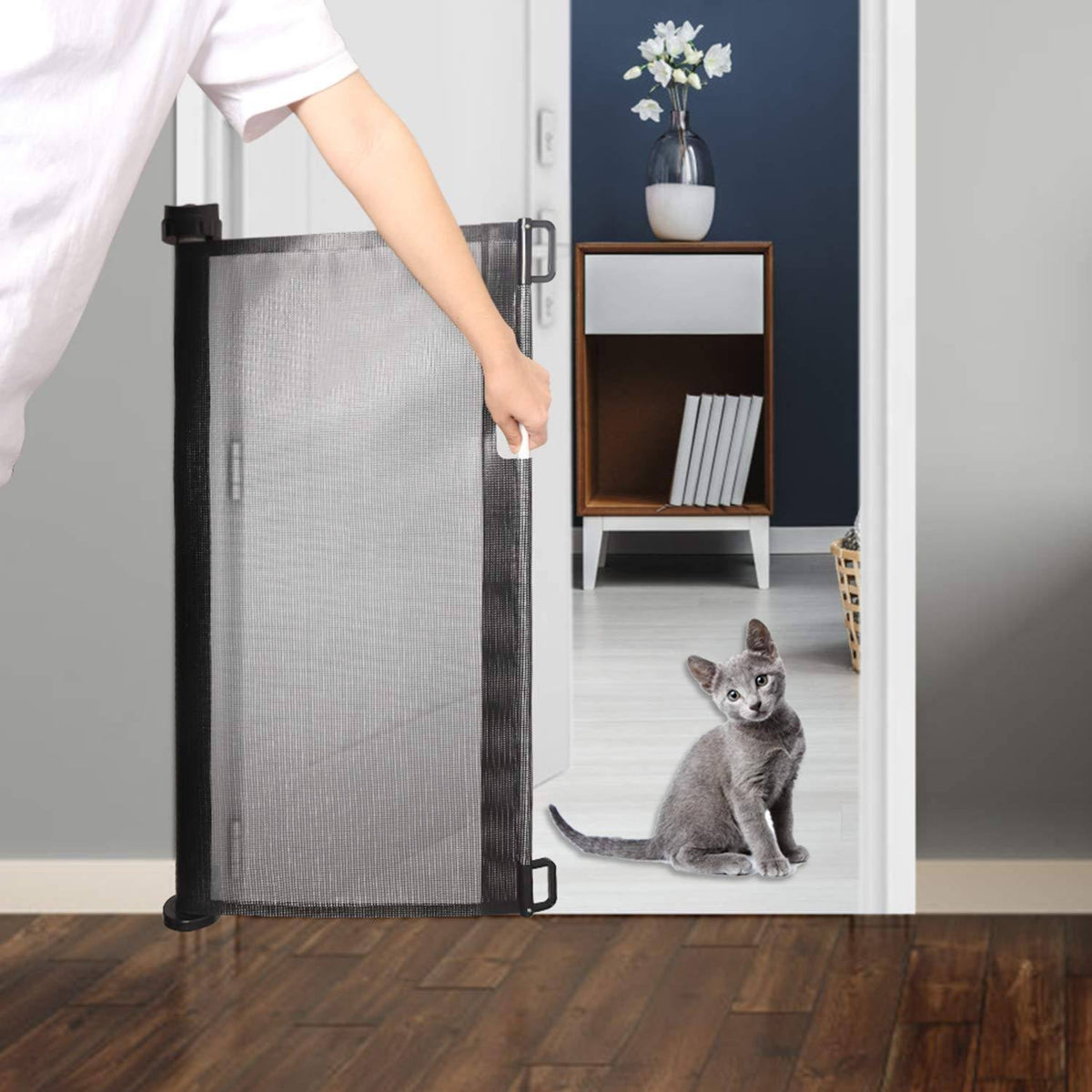 Retractable Baby Gate Safety Mesh Gate N30496