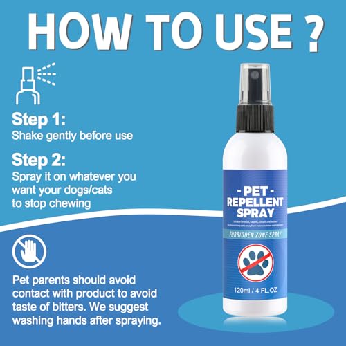 120ML No Chew Dog Deterrent Spray T9990