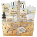 White Rose Set Body Lotion, Shower Gel, Bubble Bath, Bath Salt, Towel, Soap, Oil, Candle, Gloves N8448