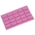 20 Cavities Rectangular Silicone Soap Moulds R381