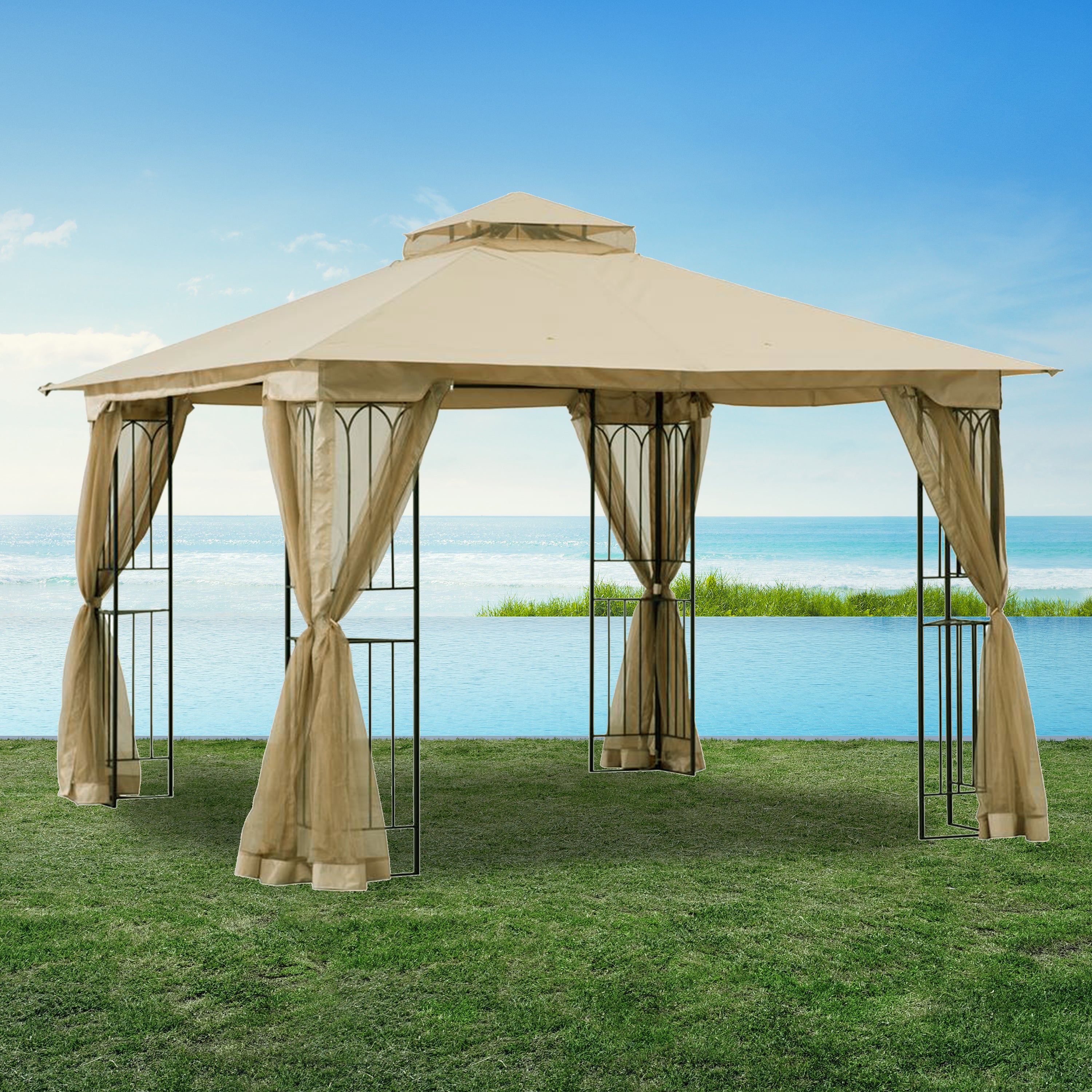 Replacement Canopy Top Cover for Gazebo H7052