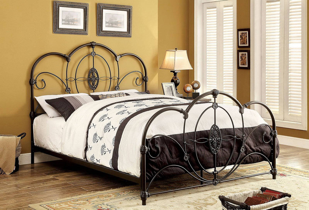 Black Metal Full Bed W919
