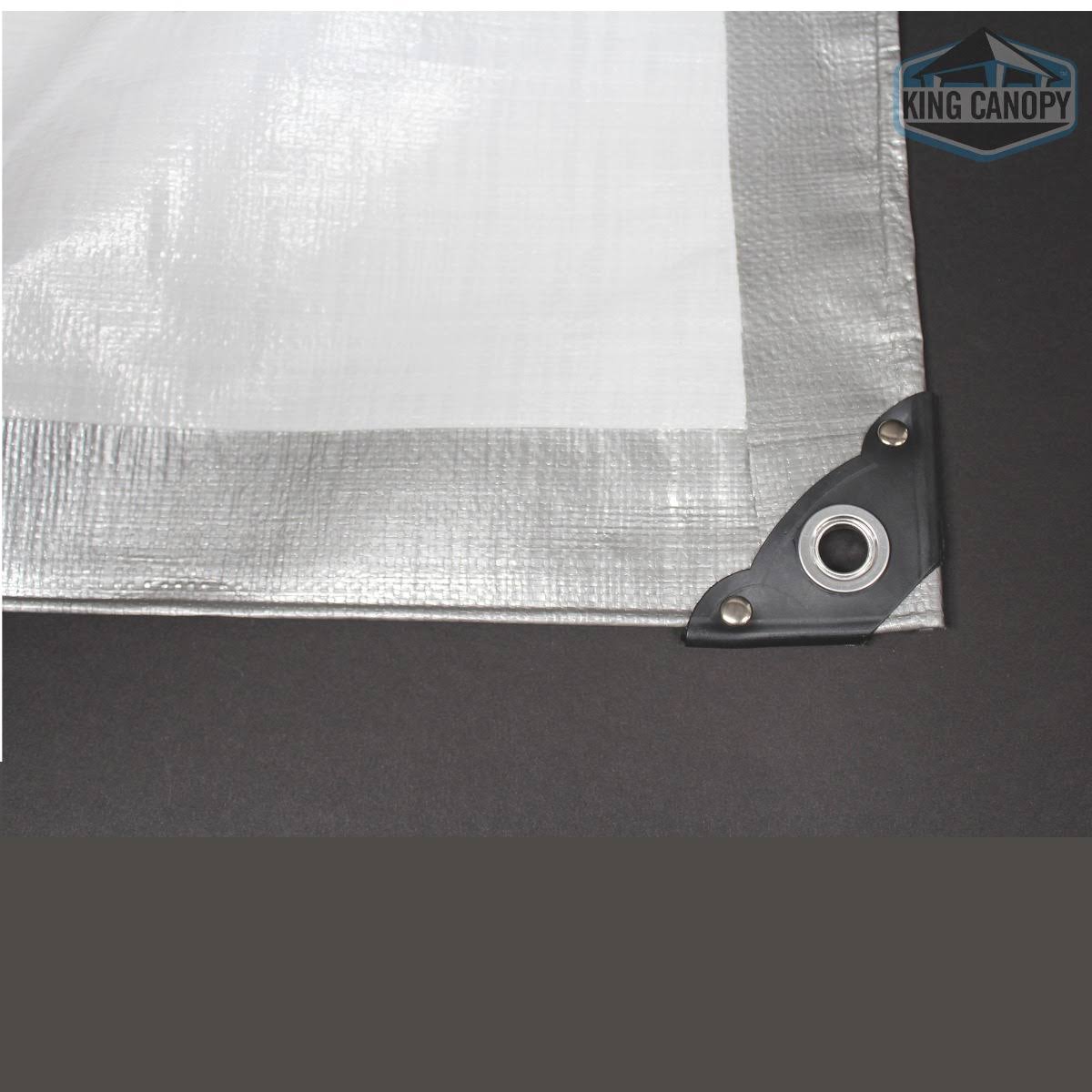 Silver/White Super Heavy Duty Tarp 40x60 S88240