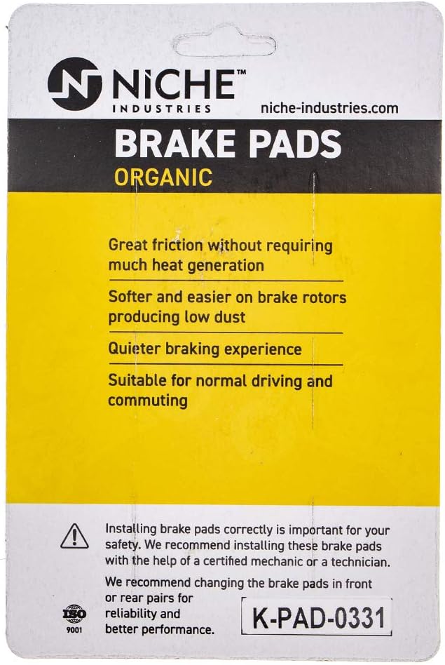Organic Brake Pad Set Pack of 2 V84291