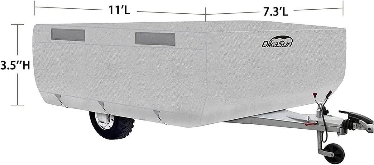 Pop Up Folding Camper Cover with Adhesive Repair Patches E69064