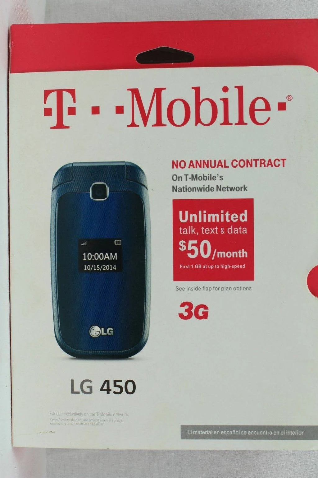 LG 450 Black - No Contract (T-Mobile) S435830