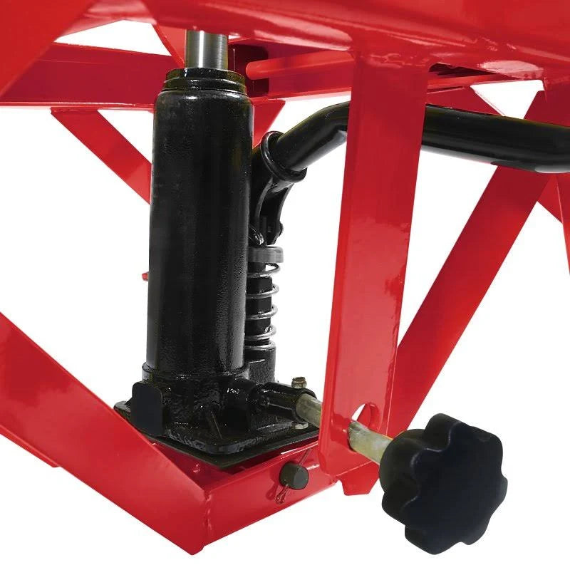 Red Hydraulic Scissor Lift Dolly H2970