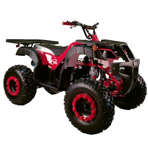 Red Utility ATV with Automatic Transmission, 23"/22" Wheels J759