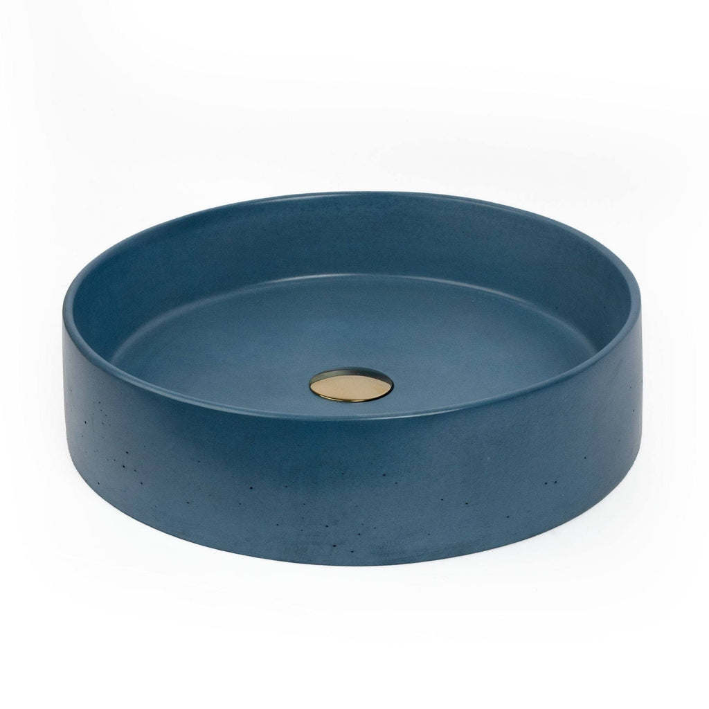 Yellow Concrete Vessel Sink C490