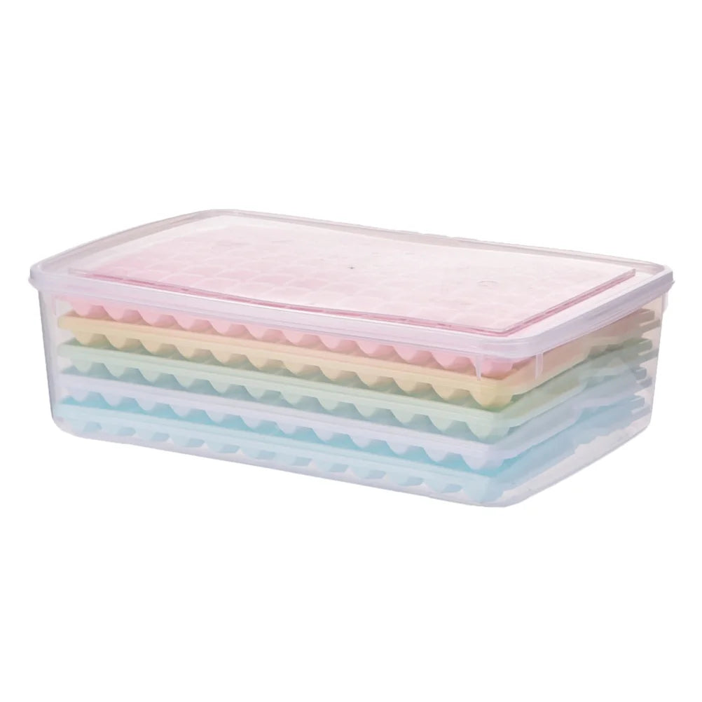 Silicone Ice Cube Mold Tray with Lid N8256