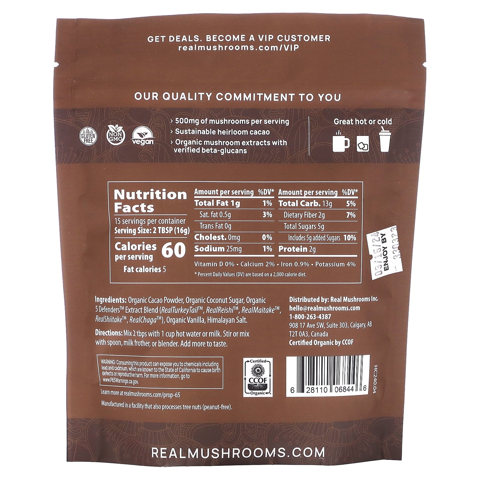 Mushroom Hot Chocolate, 240 g S467165