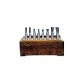 8-Piece Carbide Tipped Dovetail 1/2 inch Shank Set V435