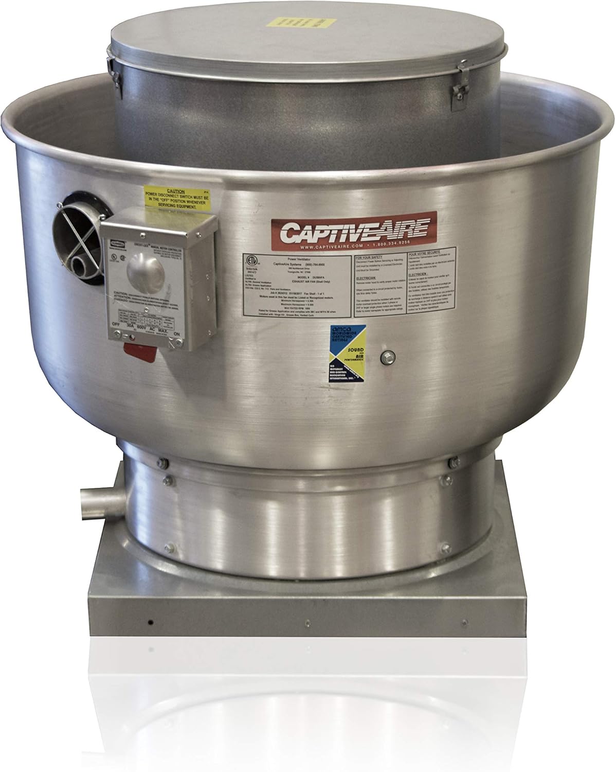 19 Fan Base Centrifugal Upblast Exhaust Fan with Speed Control K59710