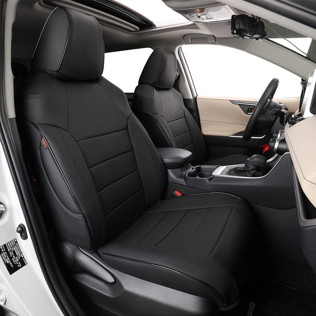 Beige Leatherette Car Seat Covers for Toyota Corolla Cross K1755