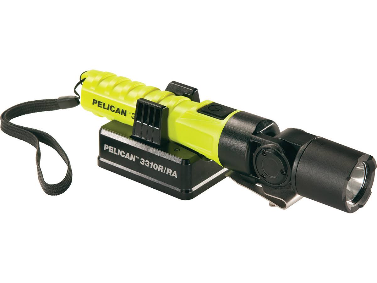Right-Angle Rechargeable Flashlight (Yellow) V8419