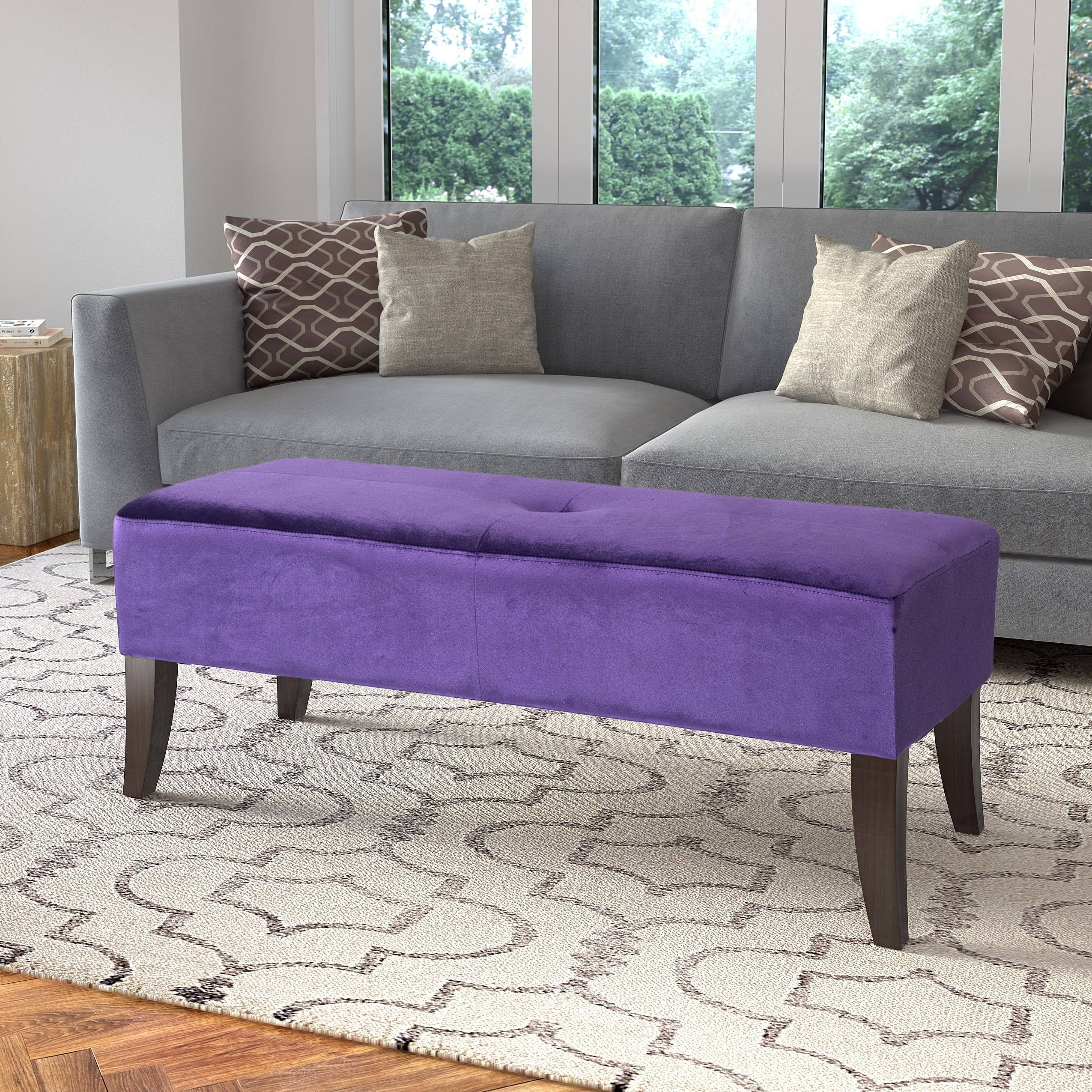 Blue Velvet Bench Q650679