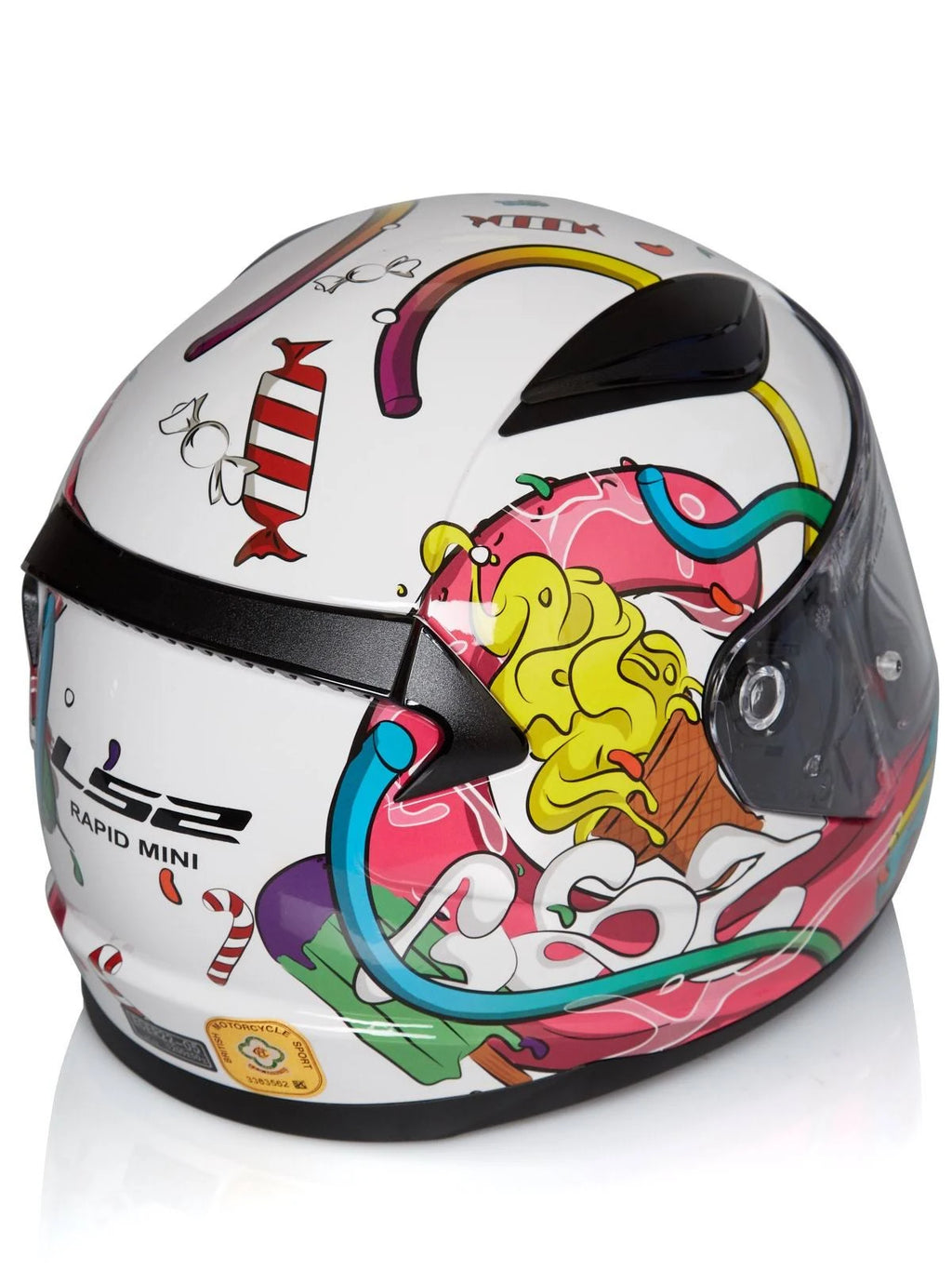 White / Pink Helmet Size S G7242
