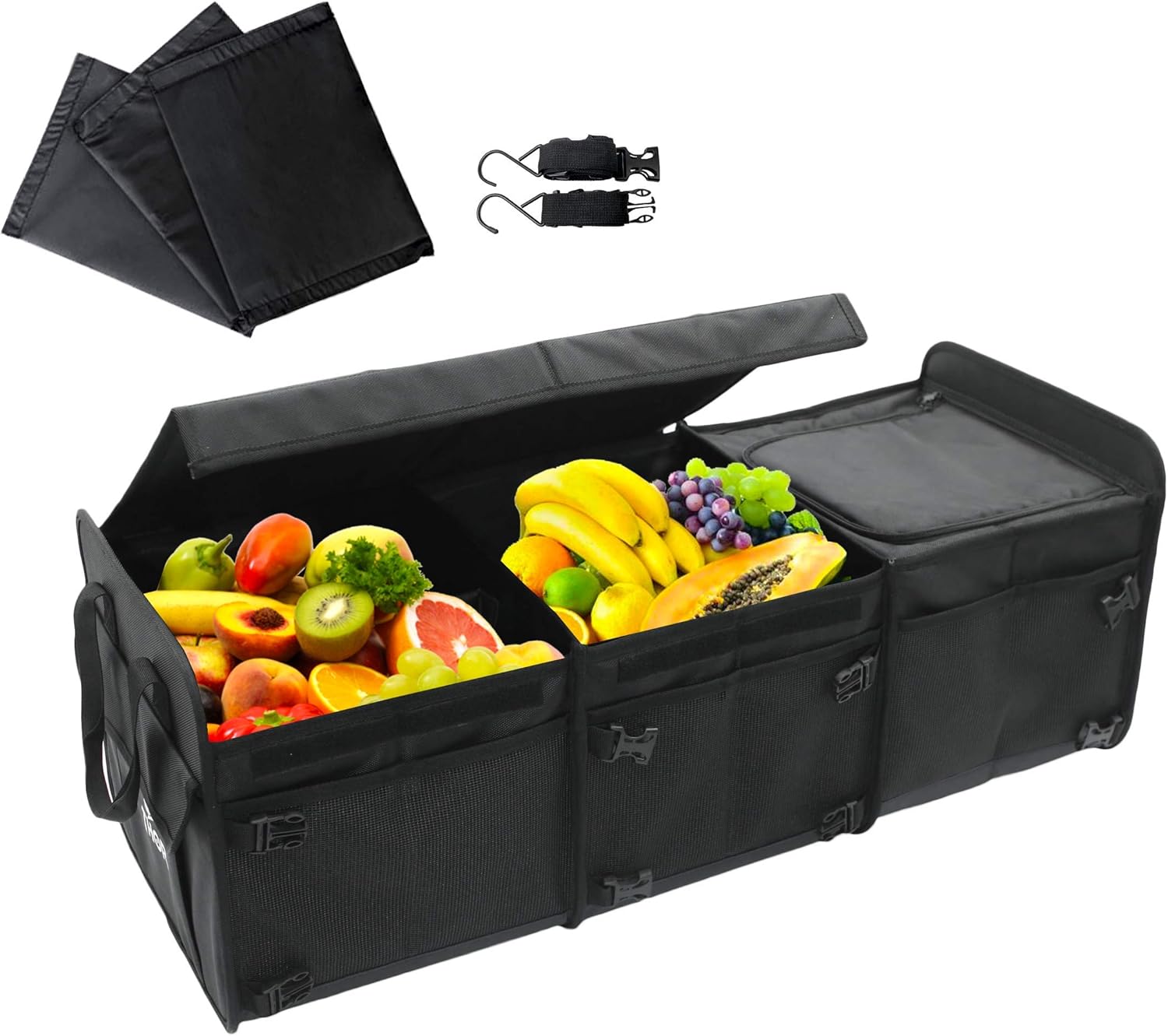 Black Trunk Organizer with Cooler R2250