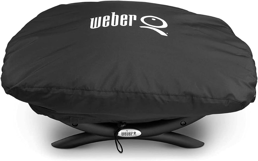 Black Liquid Propane Grill Bundle with Portable Cart, Adapter Hose, and Grill Cover U39854