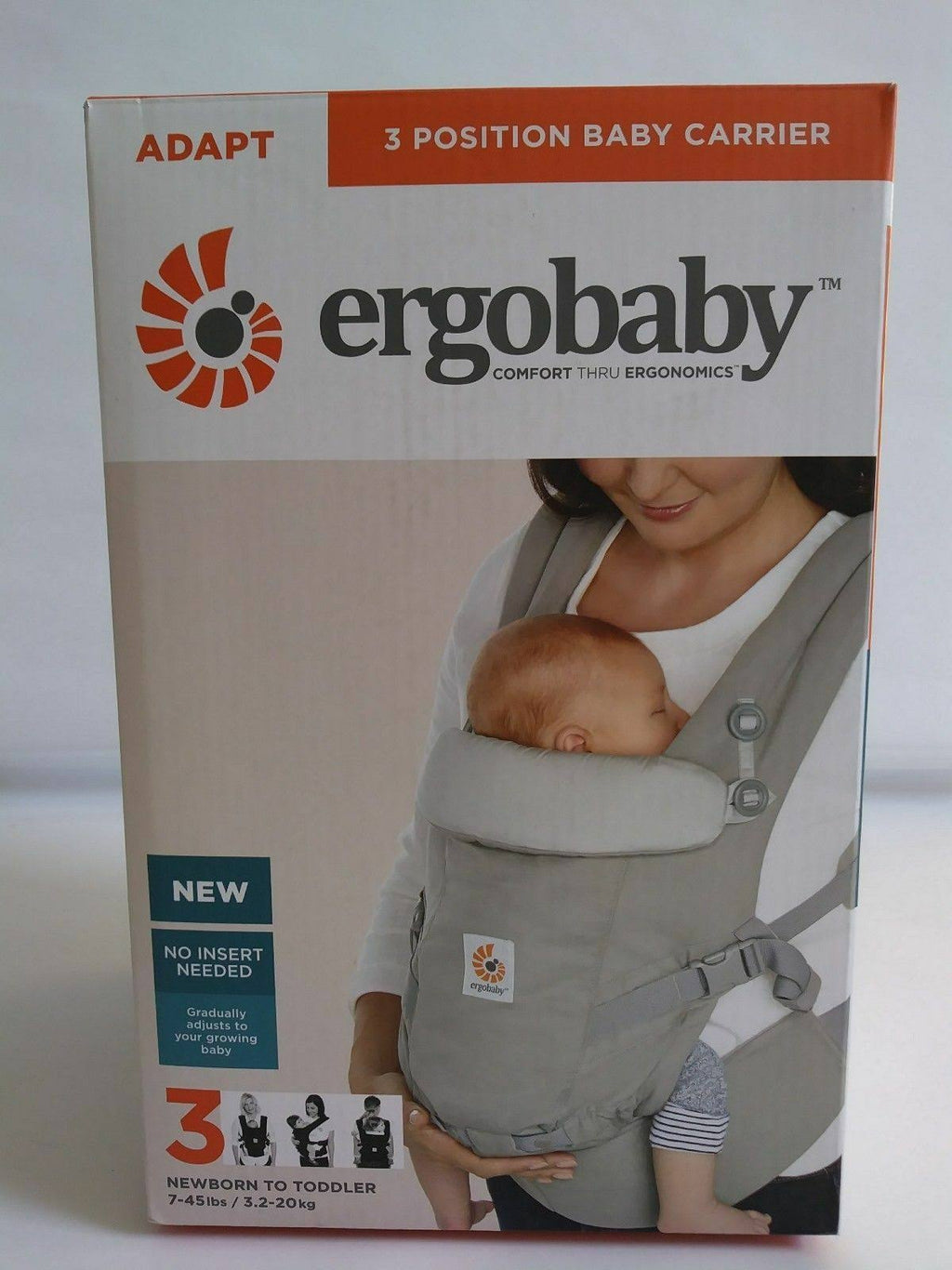 Pearl Grey Baby Carrier E114