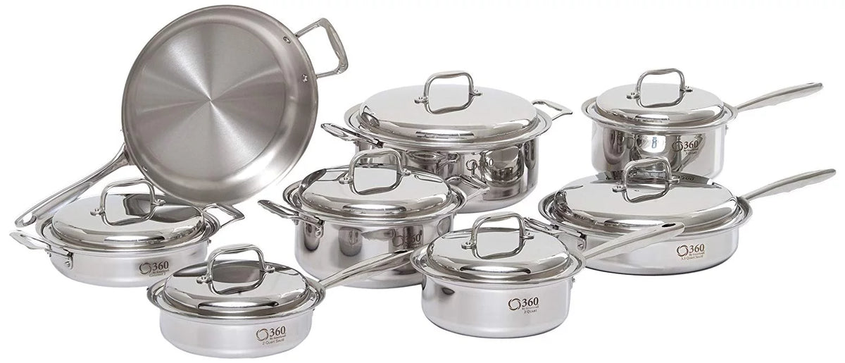 15-Piece Stainless Steel Cookware Set O8011