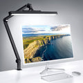 LED Desk Lamp with Clamp, Metal, Dimmable, 4 Color Modes V665049
