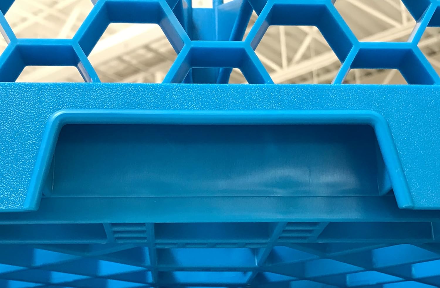 9-Compartment Glass Rack with 3 Extenders, Blue, Pack of 2 Q84076