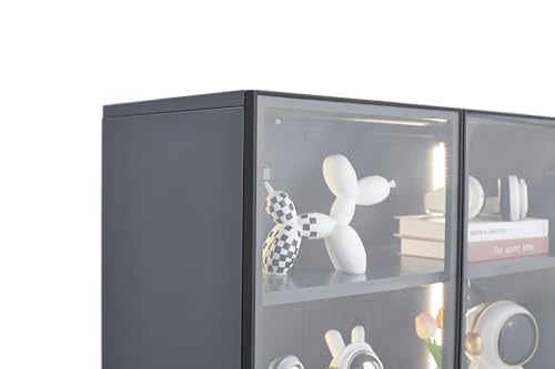 5 Shelves Metal Glass Display Cabinet C503997