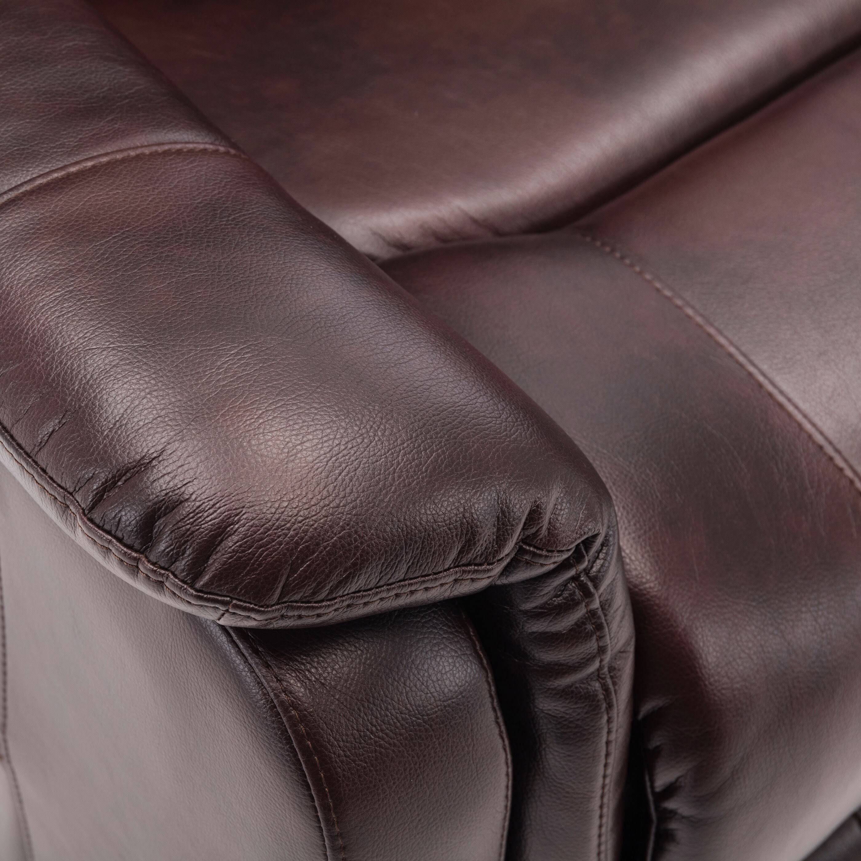 Midnight Blue Faux Leather Recliner Lift Chair M5775