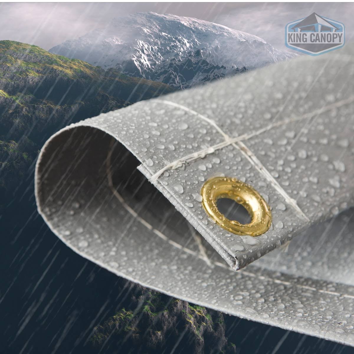 Silver/White Super Heavy Duty Tarp 40x60 S88240