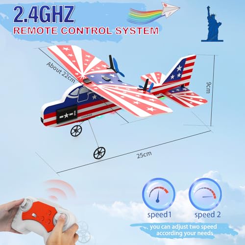 2.4GHZ Remote Control Airplane with Lights B67266
