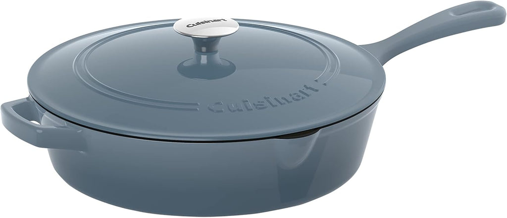 Enameled Cast Iron 12-Inch Chicken Fryer with Cover U235765