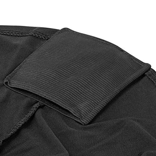 100 pcs Black Spandex Folding Chair Covers A22002