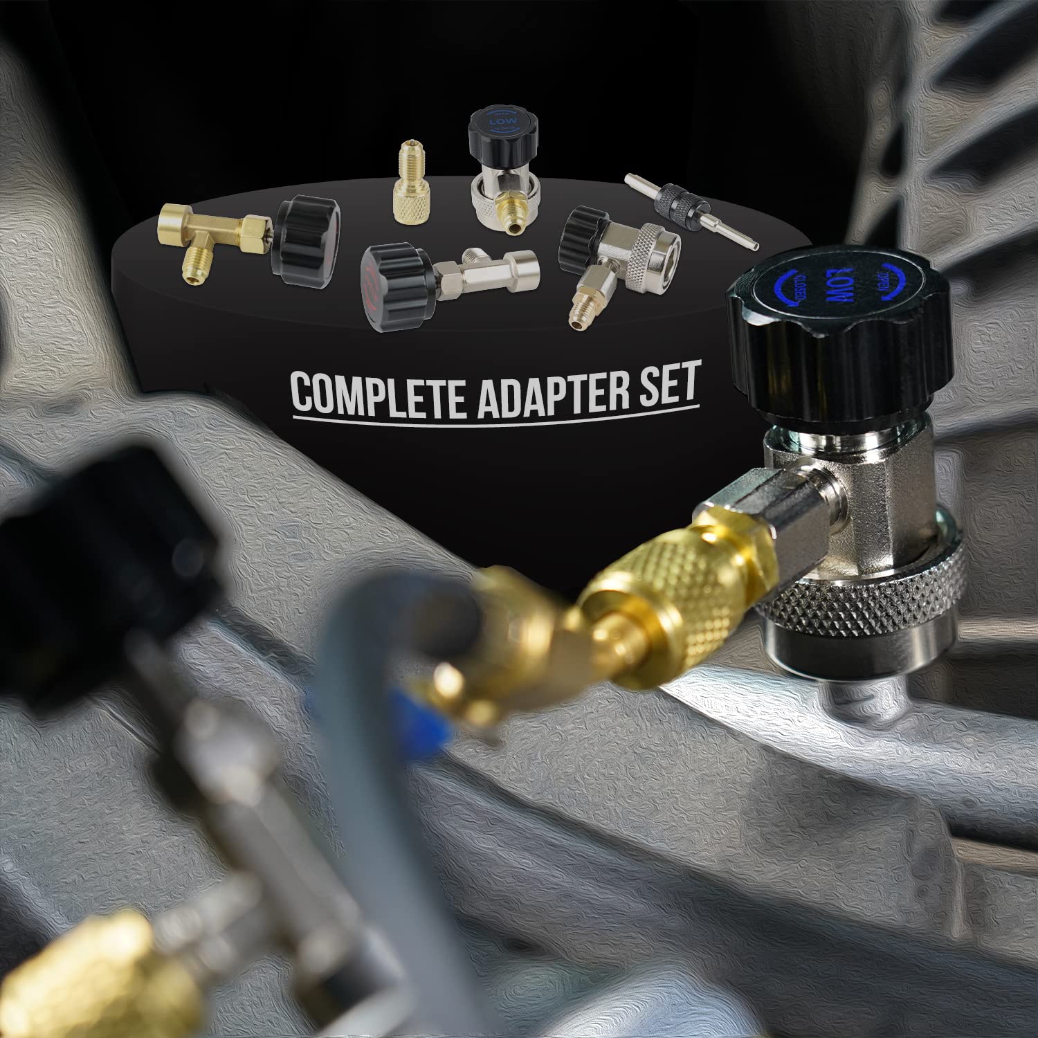 A/C Manifold Gauge Set for R134a R22 R12 R502 E585662