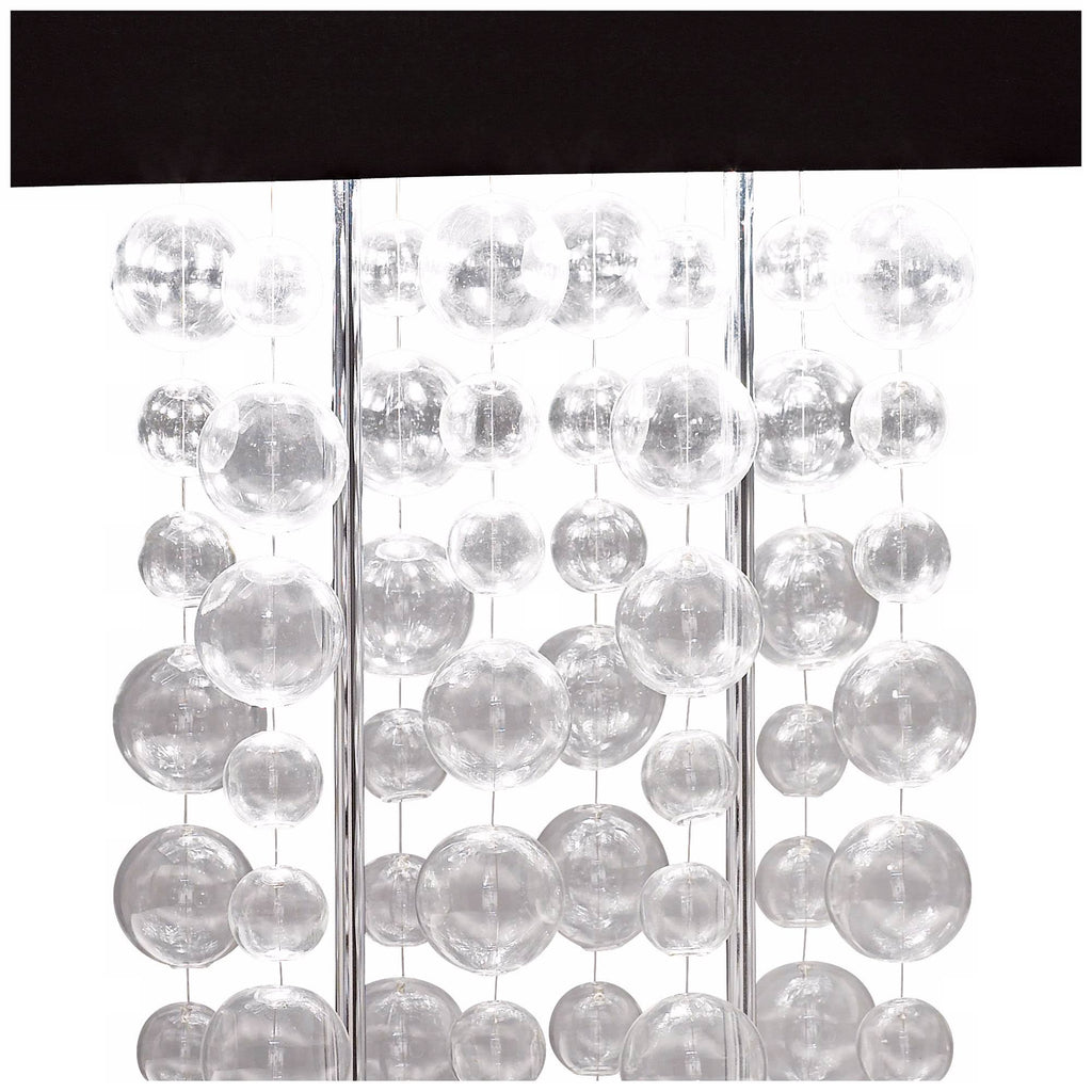 Clear Bubble Cascade Table Lamp R9058