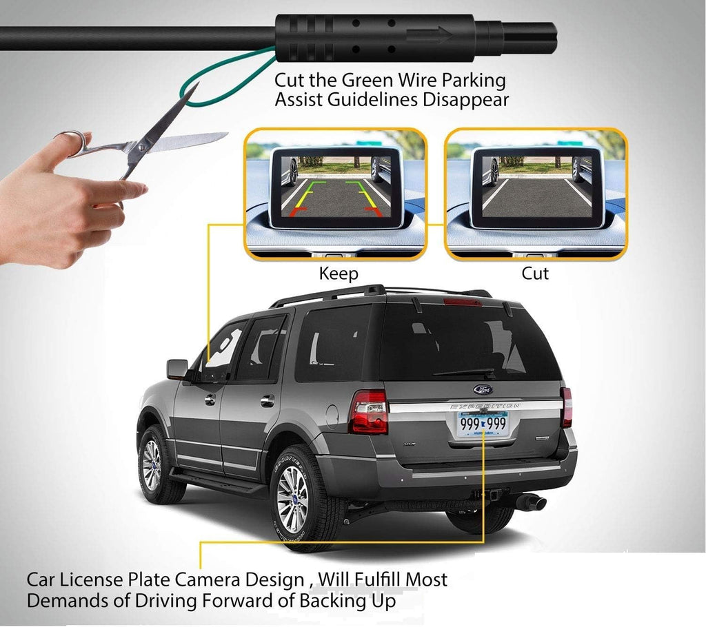 HD Rear View Backup Camera for Chevy Silverado GMC Sierra 1999-2006 H1551