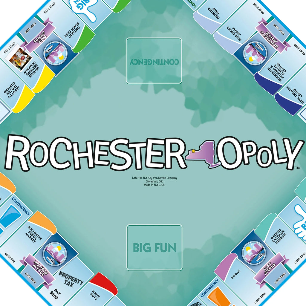 Rochester-Opoly City Themed Board Game, 2-6 Players V699254