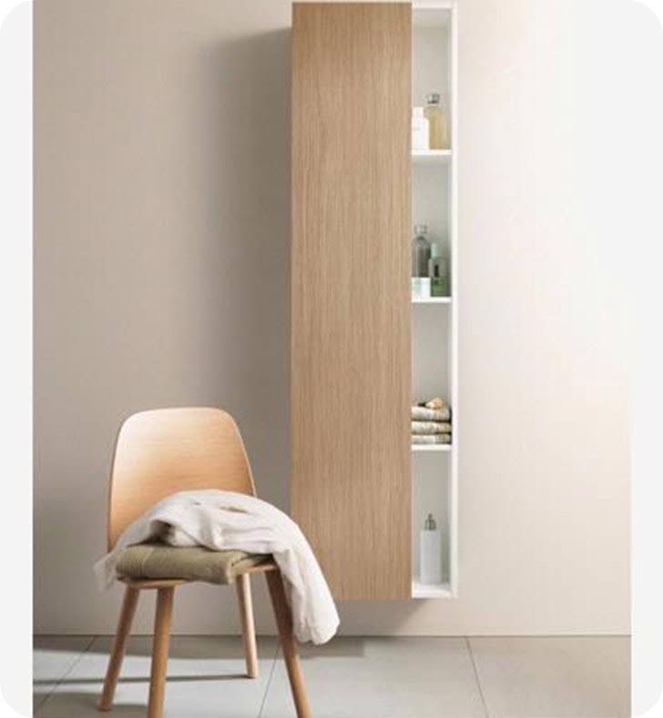 White Matte Tall Cabinet T195872