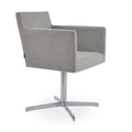 4 Star Dining Chair Camira Wool Silver Gold E6862