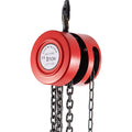 Red Pack of 2 Manual Chain Hoist, 4400 lbs Capacity, 8ft Lift Z526541