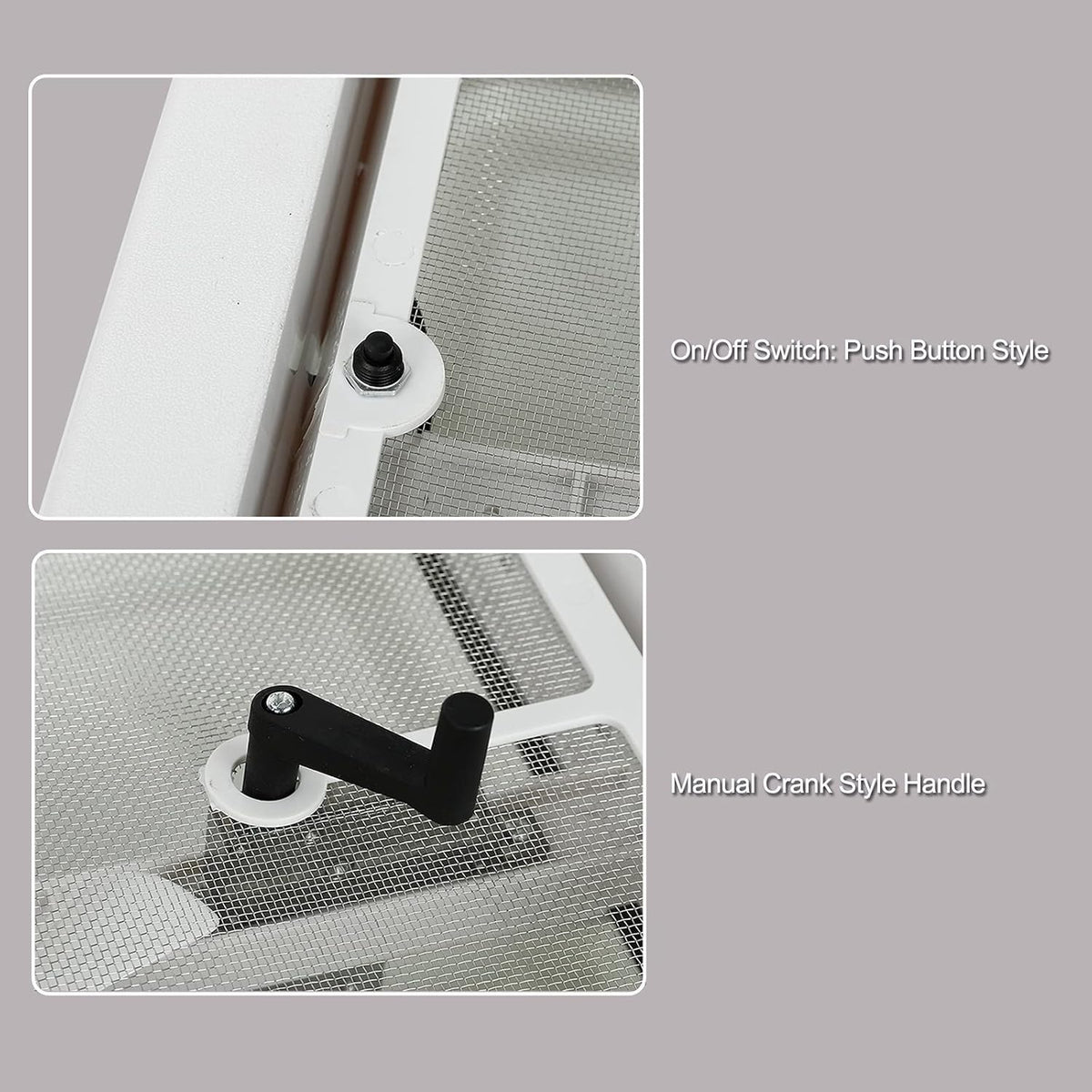 White Lid RV Roof Vent with 12V Vent Fan F726775